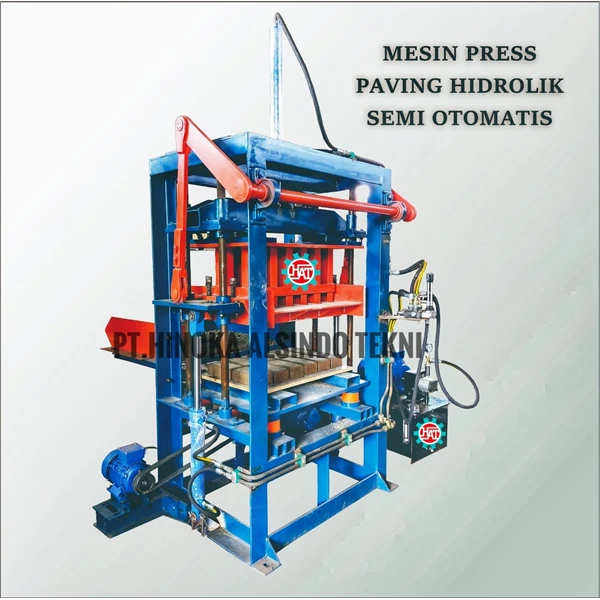  Mesin Press Paving Block Hydrolic Semi Otomatis