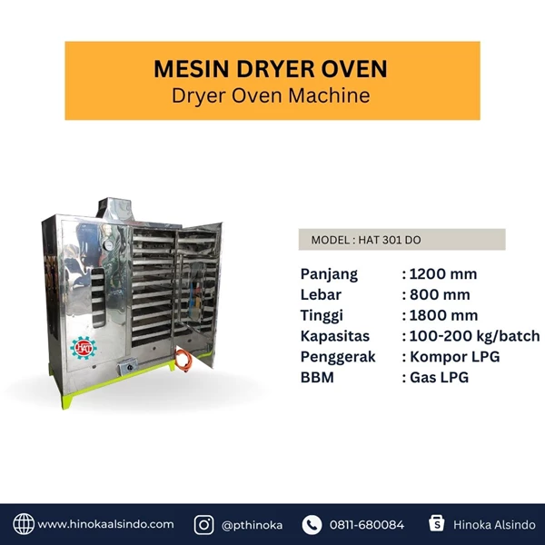Mesin Dryer Oven HAT 301 DO